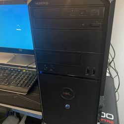 Dell Vostro Desktop With HP Monitor Keyboard And Mouse 