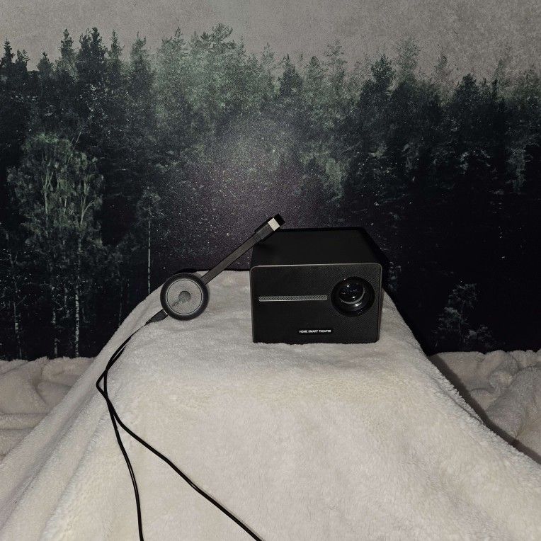 Mini Projector With Bluetooth Adaptor Plug In