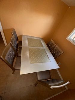 Table and chairs