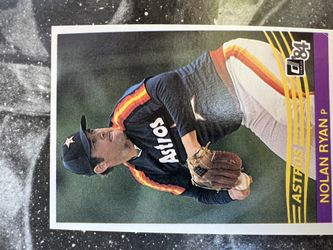 1984 Donruss Baseball Nolan Ryan Card