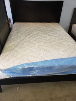 New Queen beds with a mattress $375