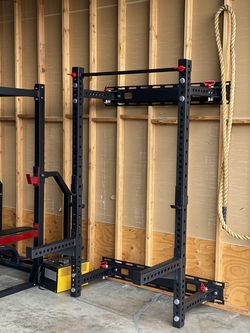 Salinas Fitness_Squat Rack-Wall Mounted Foldable Half Rack* Available-Brandname screaming deals* Originally $1,459.99