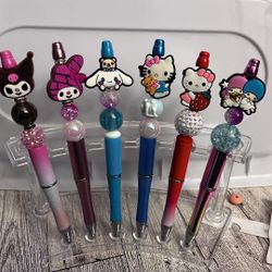 Sanrio Beaded Pens With Refill Ink 