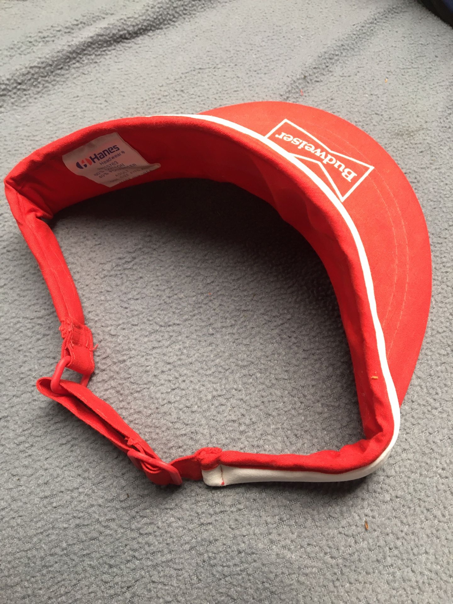 Vintage Budweiser Visor Hat
