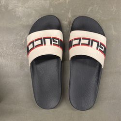 GUCCI St. Nastro Sport Slide Sandals