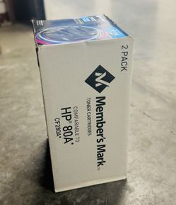 Member's Mark Remanufactured HP 80a 2 PK 2 Blade Toner Cartridges Cf280a Black