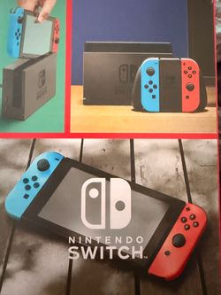 *BRAND NEW* Nintendo Switch with Neon Blue and Red Joy-Con