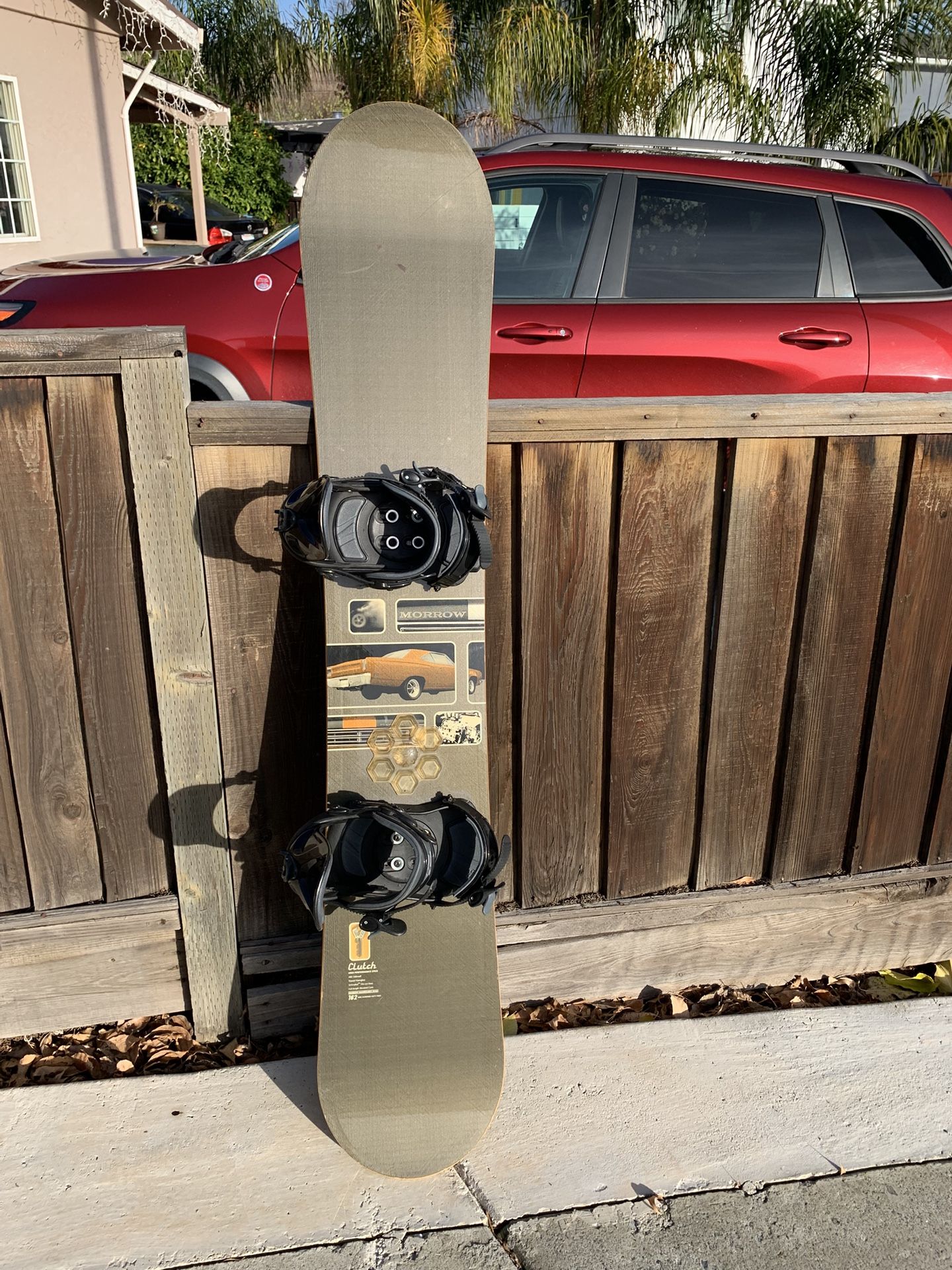 Morrow Clutch Snowboard 162 cm Hi Performance Stick w/Large Size