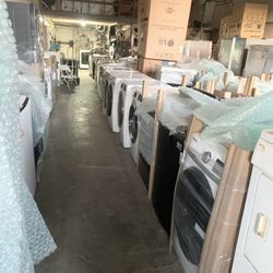 New Open Box Washer/Dryer Set, Single Dryer , Single Dryer .