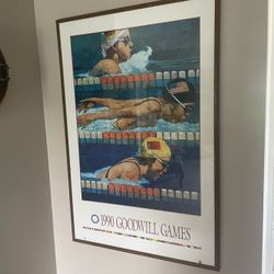 Olympic Poster Framed