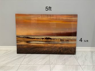 Large Warm Beach Wall Art
