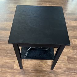 Side Table With Charging Station