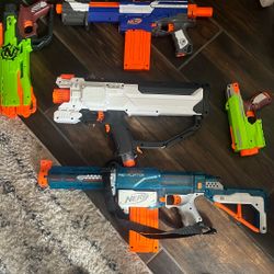 Used Nerf guns