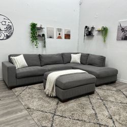 Gray Sectional Couch - Free Delivery 