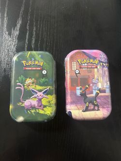 Umbreon & Espeon 30th Mini Tins Pokemon Cards