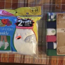 Arizona Low Rise Bikini underwear & 8 Pairs Of Fruit Of The Loom Socks*NEW*