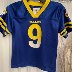 LA Rams #9 NFL Kids Football Jersey size 4T