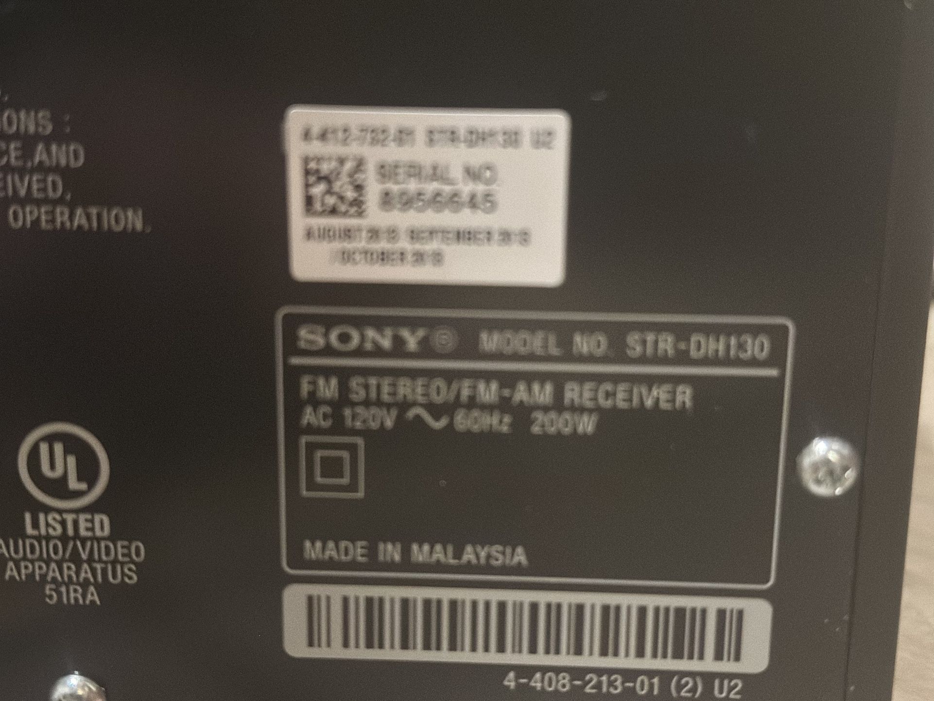 Sony Audio Control Center for Sale in Lewis Mcchord, WA OfferUp