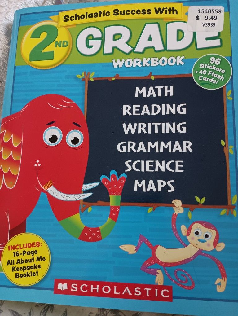 Pre-K and 2nd Grade Workbook 