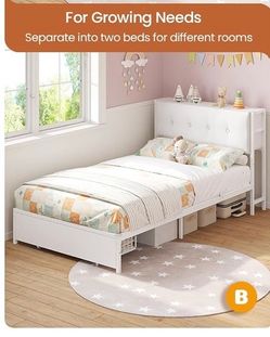 Twin size bed