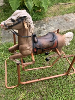 *READ* Vintage Wonder Horse Bounce Riding Horse Rocking Hobby
