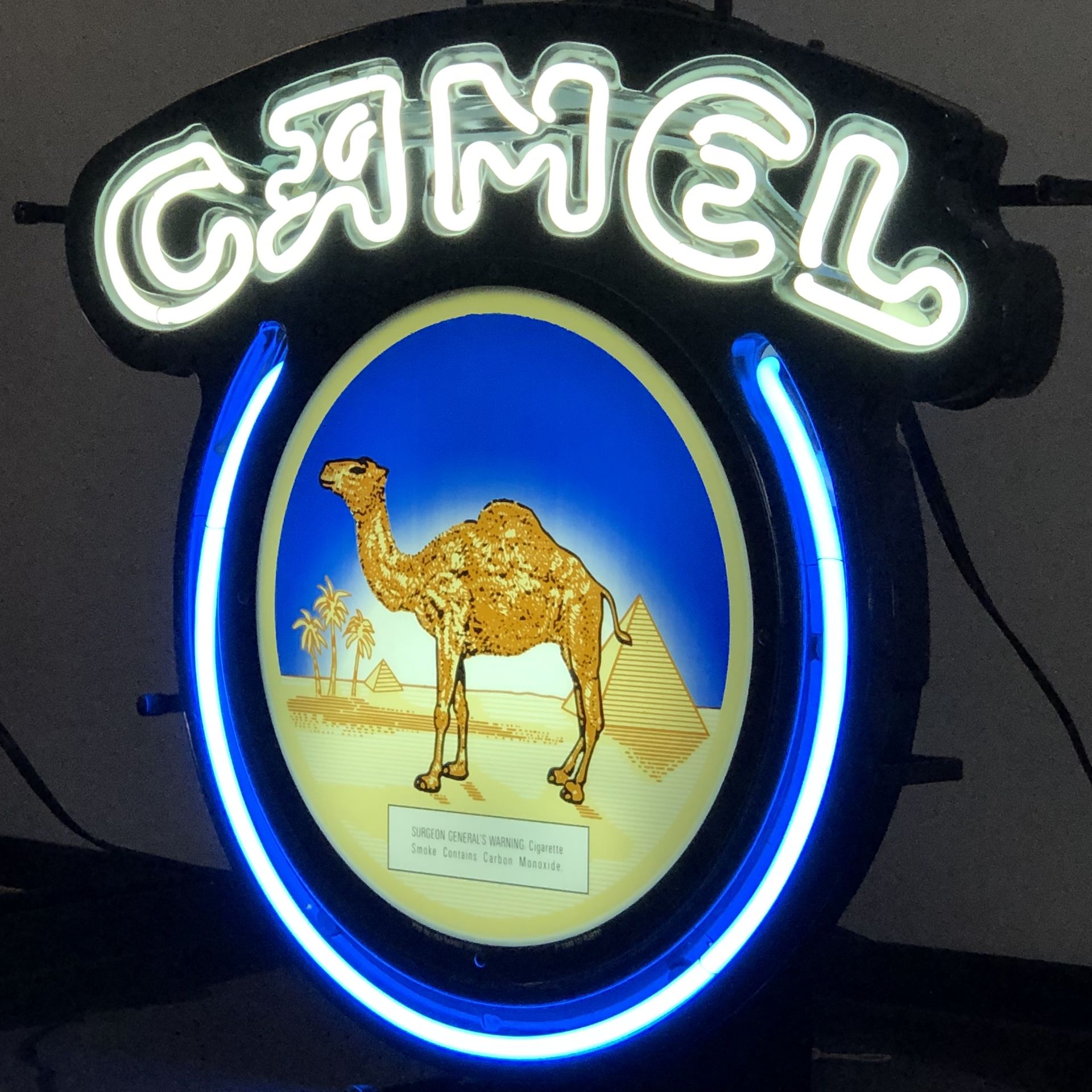 🔵Vintage CAMEL neon sign In perfect condition