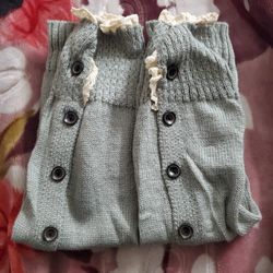Grey Legs Warmer  