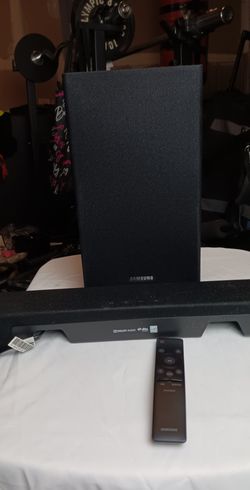 Samsung HW-T450 Soundbar + Wireless Subwoofer & Remote – Excellent Condition
