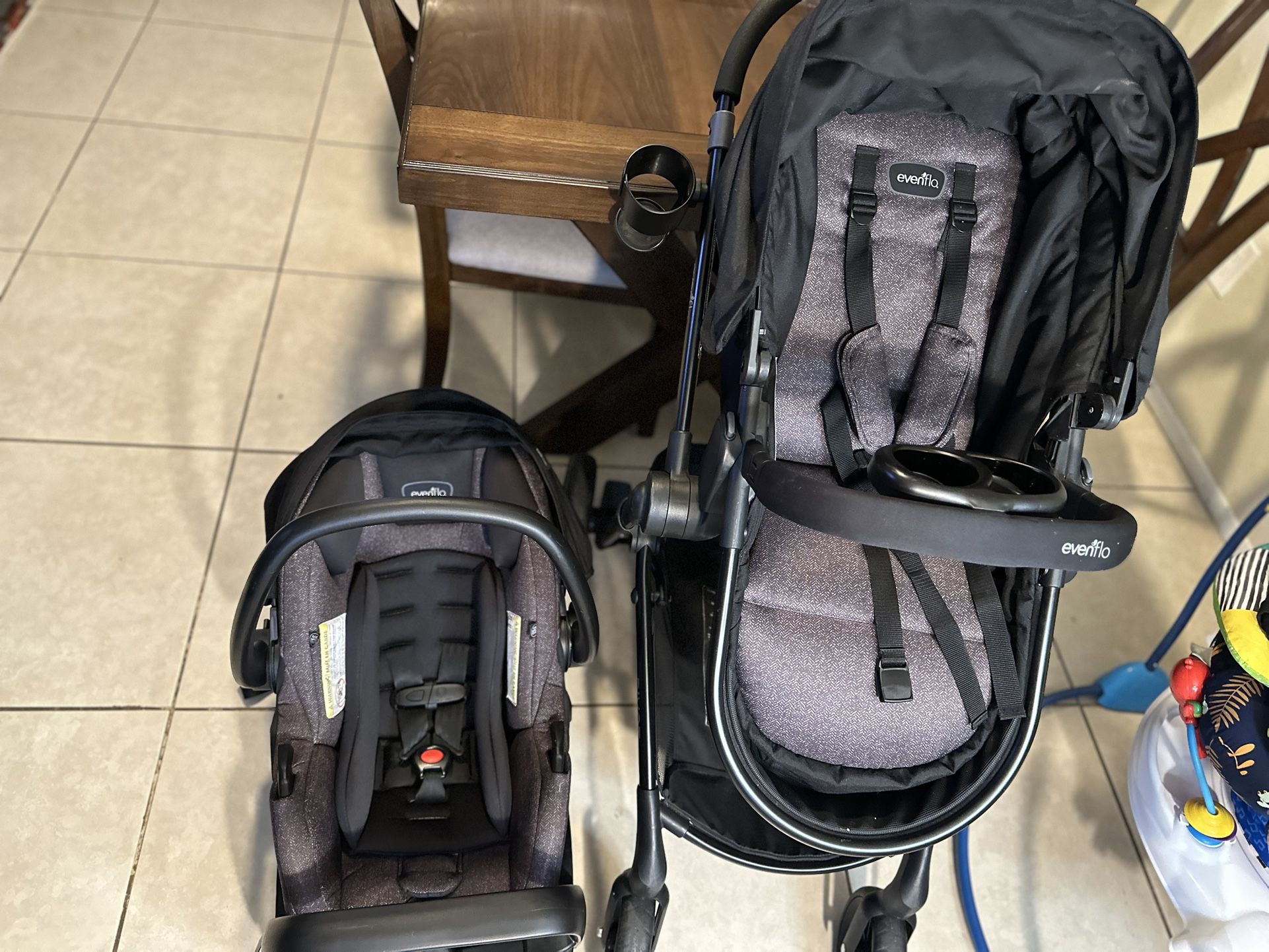 Stroller, Car Seat With Base 