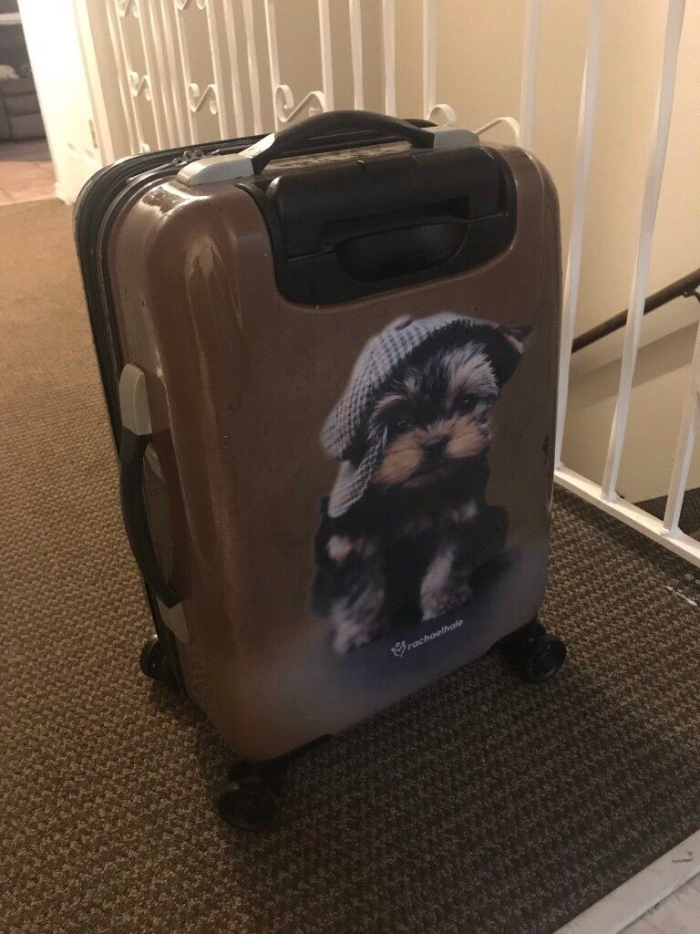 Hard case suitcase over head size