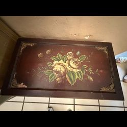 Trunk with flowers Beautiful