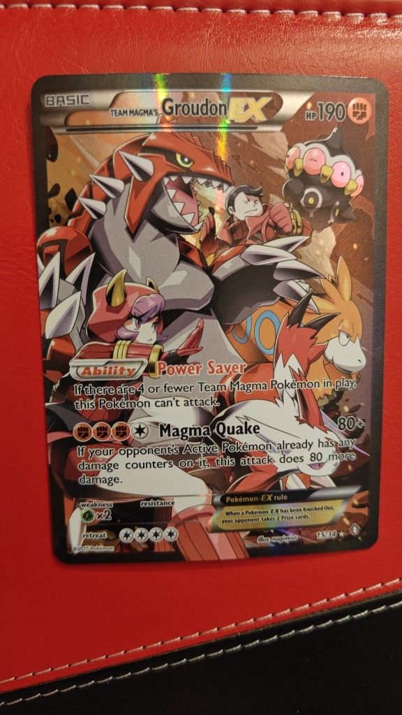 Pokemon Team Magma's Groudon EX