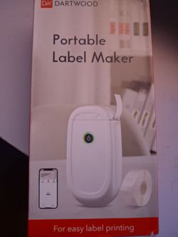 Portable label maker