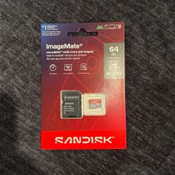 Sandisk ImageMate 64GB Micro SD Card microSDXC UHS-I w/ Adapter New In Package