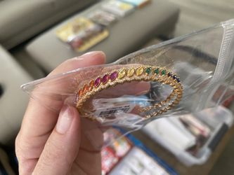 Rainbow Crystal Stone Bracelet