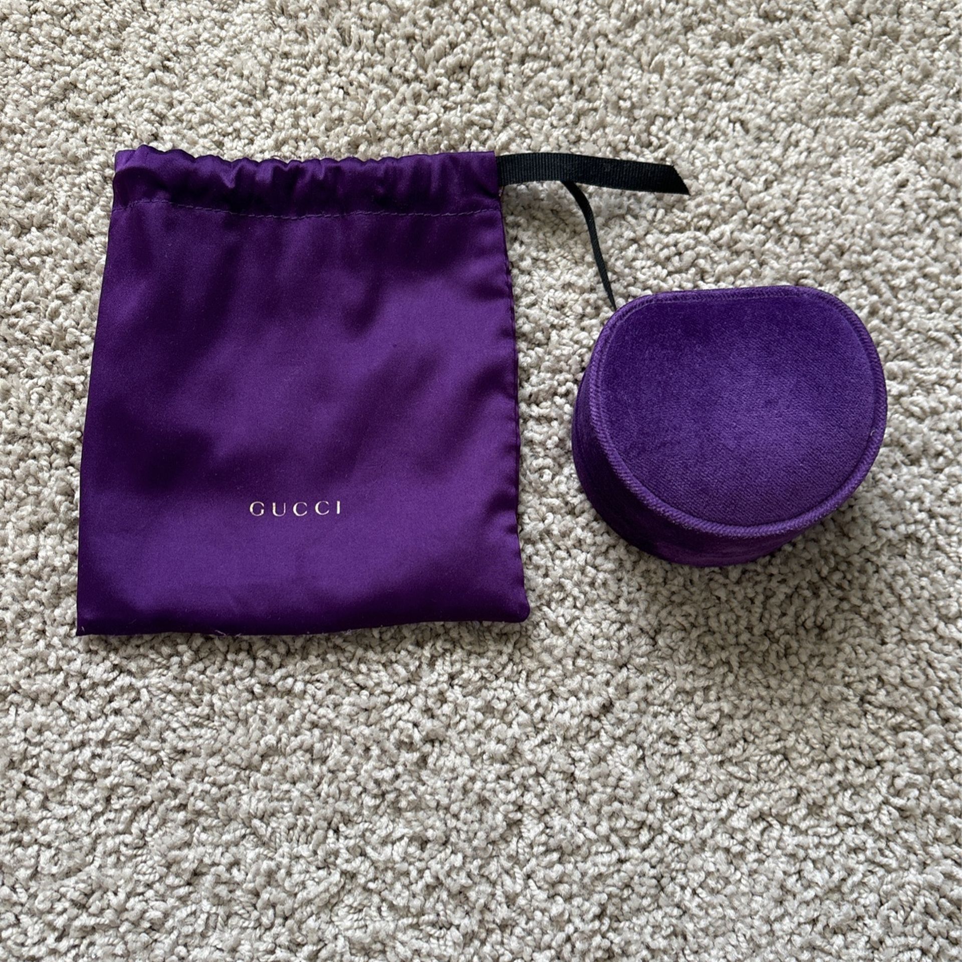 Gucci Ring Case & Pouch, Purple