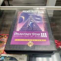 Phantasy Star 3 Sega Genesis 