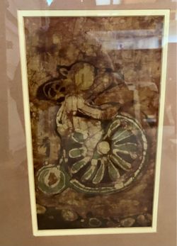 Vintage original Batik, “Easy Rider” by Natalie Smith