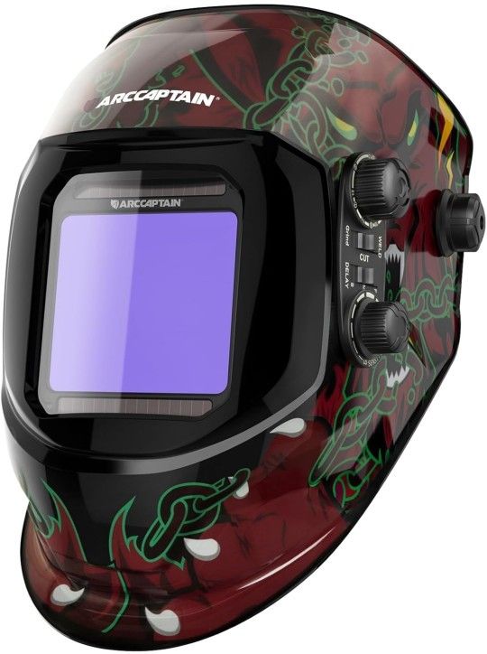 Welding Helmet Large Viewing True Color Auto Darkening