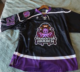 Jersey Ninja Krakatoa Kraken Black Mythical Hockey Jersey
