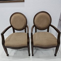 Accent  Chair Solid Wood (2)