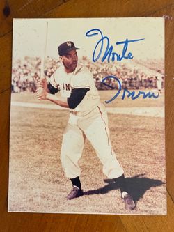 Monte Irvin autograph