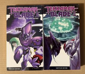 1998 Tekkaman Blade II: Stage 2 and 3 - Brand New Sealed Anime VTG VHS Tapes