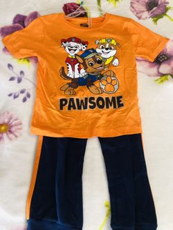 new paw patrol boy outfit size 3t