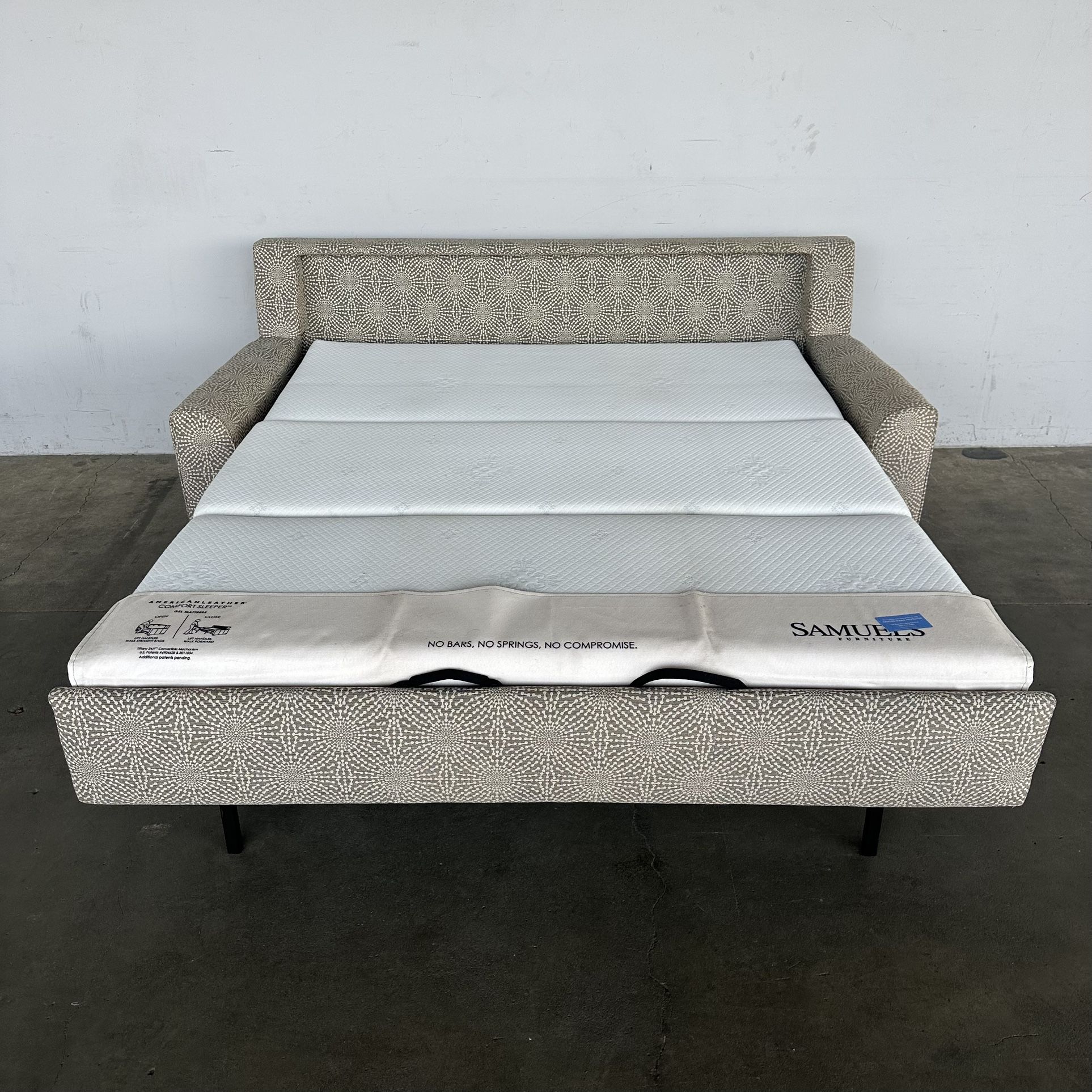 American Leather Queen Plus Sleeper Sofa Gel Mattress -Delivery Available