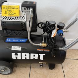 HART TOOL COMPRESSOR 8 GAL COMPR