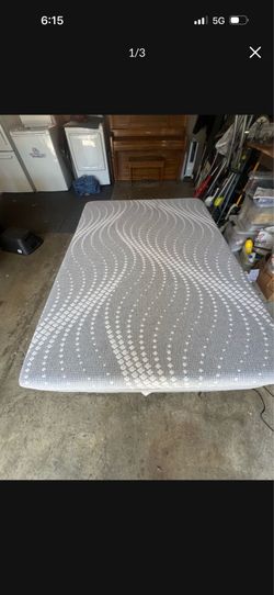 Full Size Mattress and Metal Bed Frame