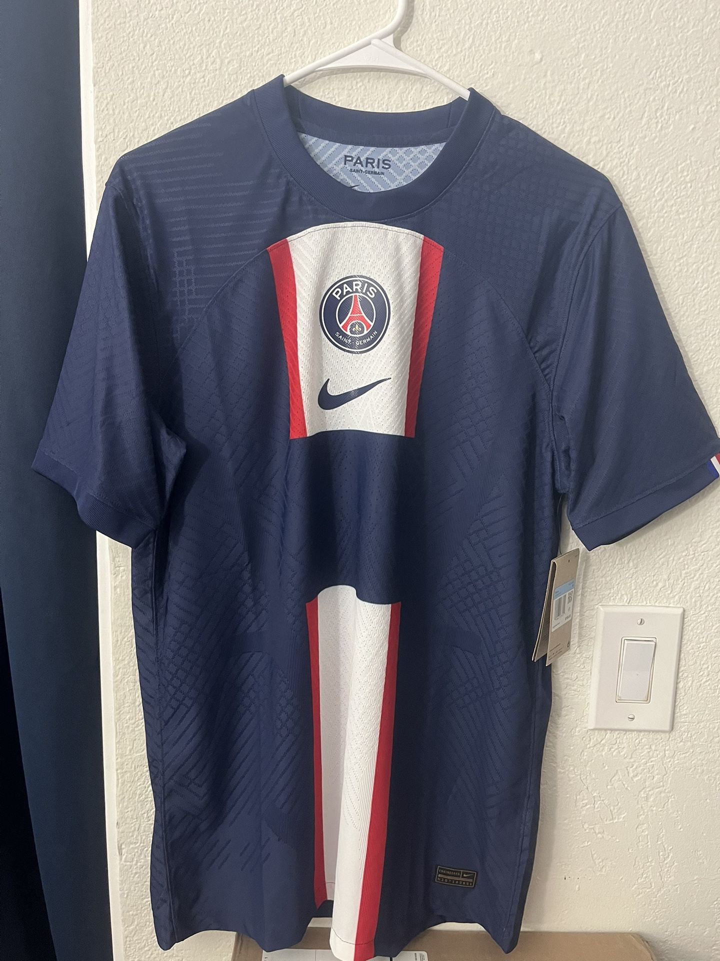 Nike 2022/23 Paris Saint Germain PSG Authentic Home Soccer Jersey Medium Player