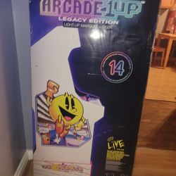 Arcade1Up - Bandai Namco Pac-Mania Legacy Edition with Riser & Lit Marque Arcade

