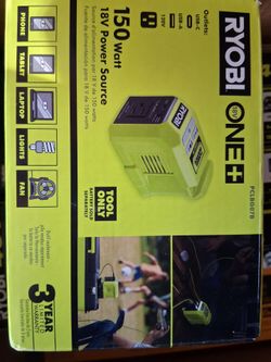 Ryobi 18volt 150 watt power source